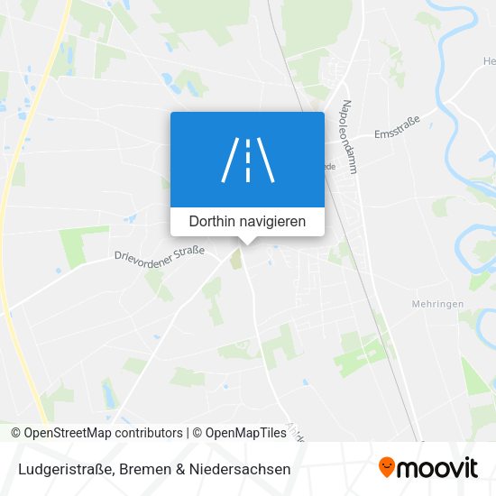 Ludgeristraße Karte