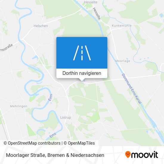 Moorlager Straße Karte