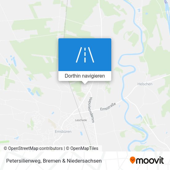 Petersilienweg Karte