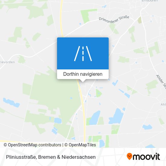 Pliniusstraße Karte