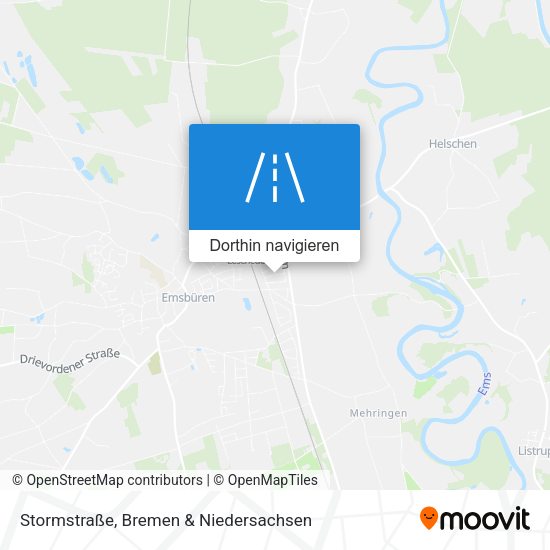 Stormstraße Karte