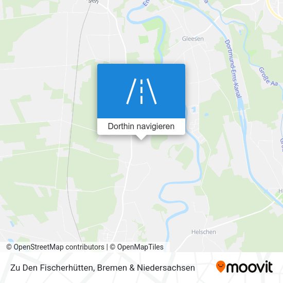 Zu Den Fischerhütten Karte