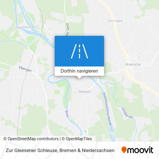Zur Gleesener Schleuse Karte
