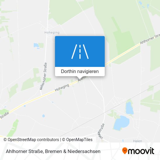 Ahlhorner Straße Karte