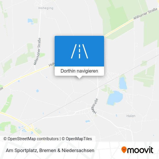 Am Sportplatz Karte