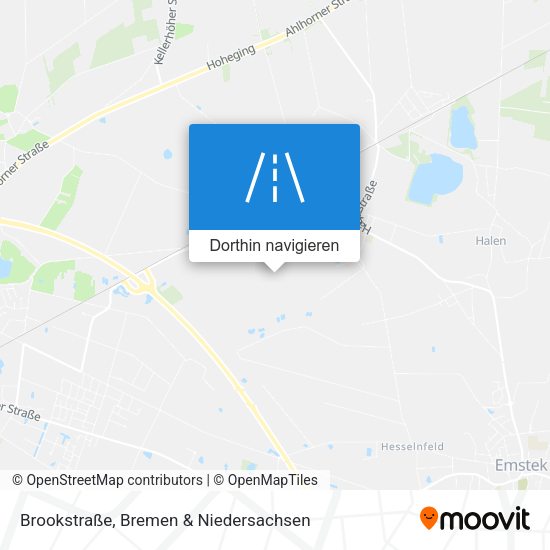 Brookstraße Karte
