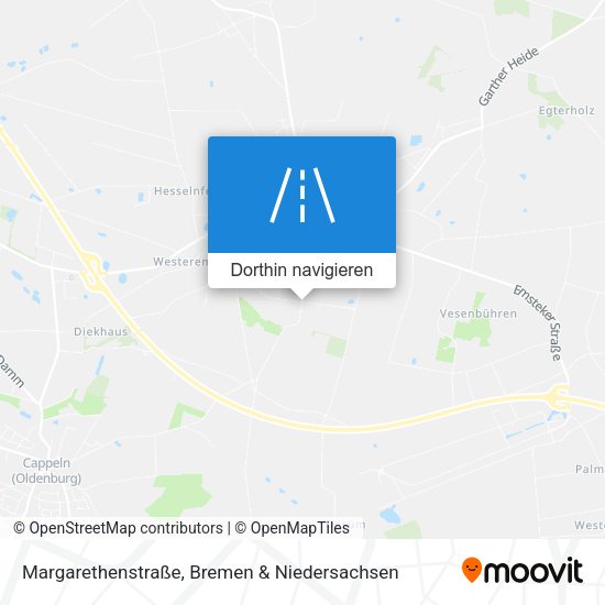 Margarethenstraße Karte