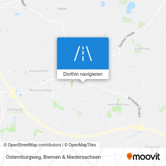 Osternburgweg Karte