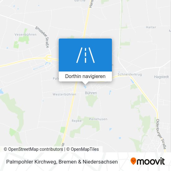 Palmpohler Kirchweg Karte