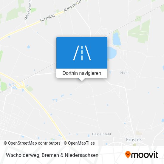 Wacholderweg Karte