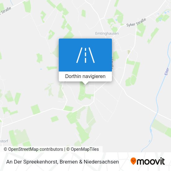An Der Spreekenhorst Karte