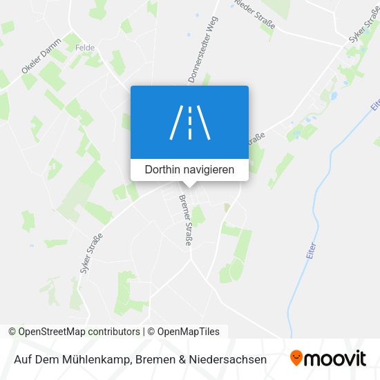 Auf Dem Mühlenkamp Karte