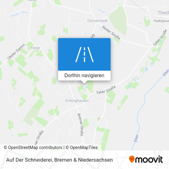 Auf Der Schneiderei Karte