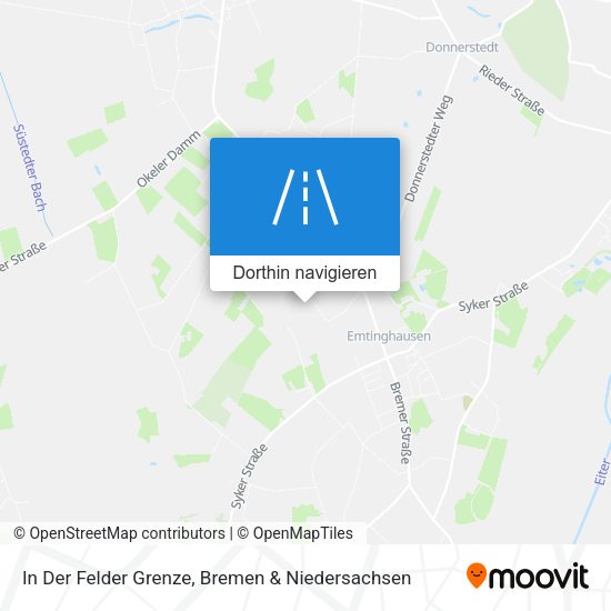 In Der Felder Grenze Karte