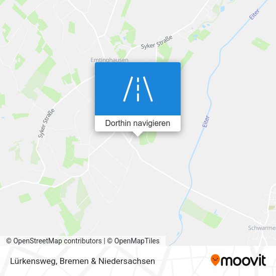Lürkensweg Karte