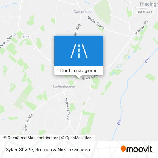 Syker Straße Karte