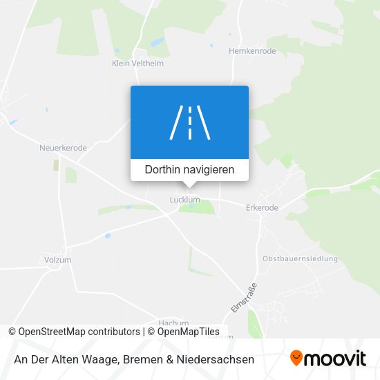 An Der Alten Waage Karte