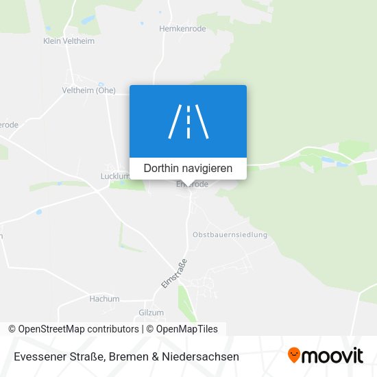 Evessener Straße Karte