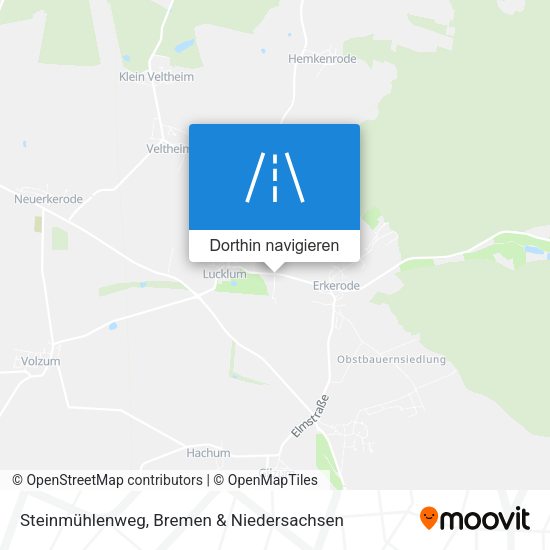 Steinmühlenweg Karte