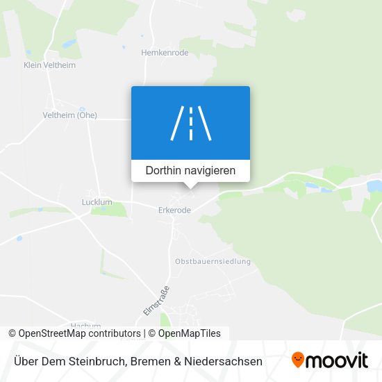 Über Dem Steinbruch Karte