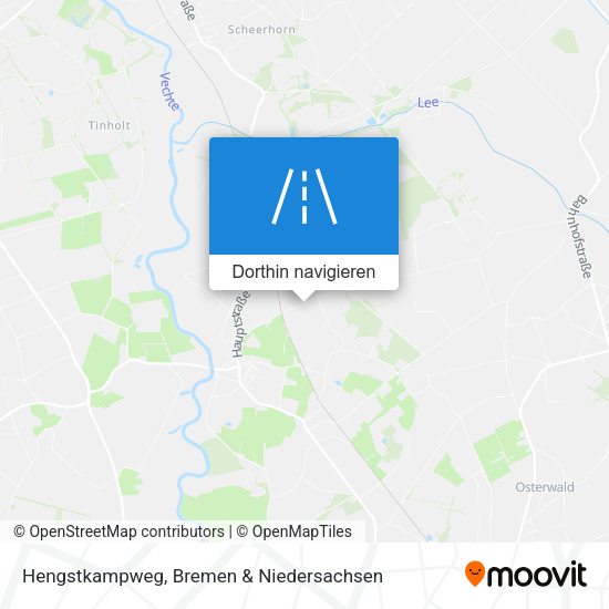 Hengstkampweg Karte