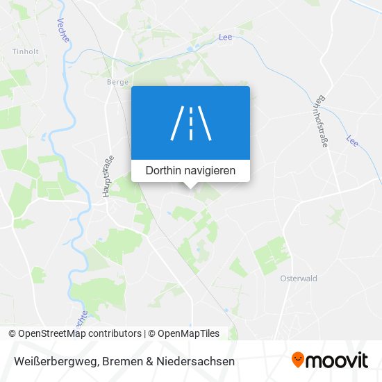 Weißerbergweg Karte
