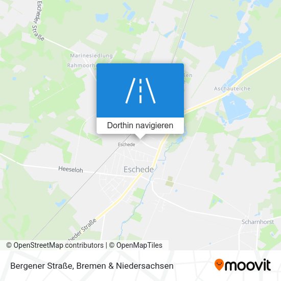 Bergener Straße Karte