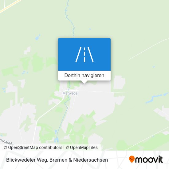 Blickwedeler Weg Karte