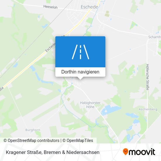 Kragener Straße Karte