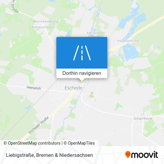 Liebigstraße Karte