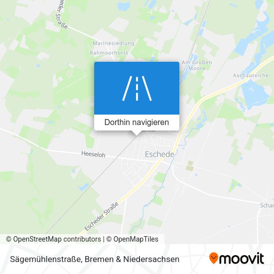 Sägemühlenstraße Karte