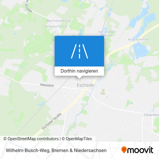 Wilhelm-Busch-Weg Karte