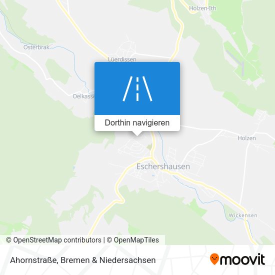 Ahornstraße Karte