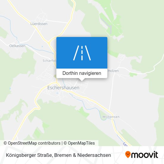 Königsberger Straße Karte