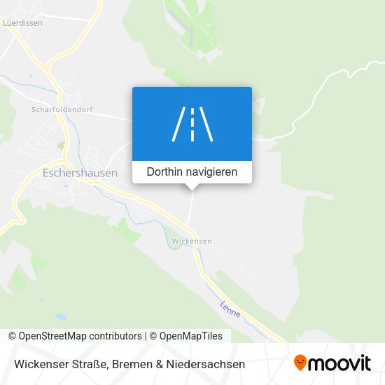 Wickenser Straße Karte