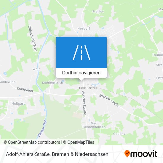 Adolf-Ahlers-Straße Karte