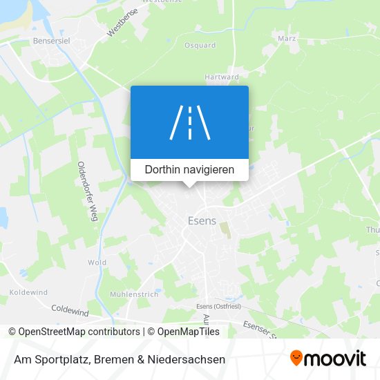 Am Sportplatz Karte