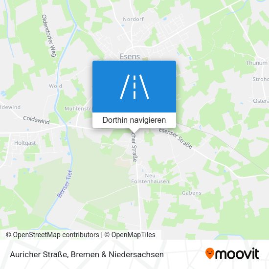 Auricher Straße Karte