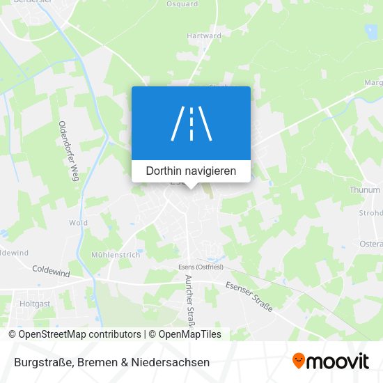 Burgstraße Karte