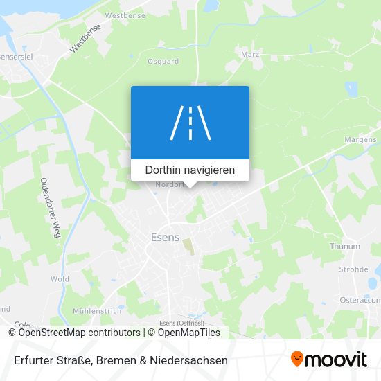 Erfurter Straße Karte