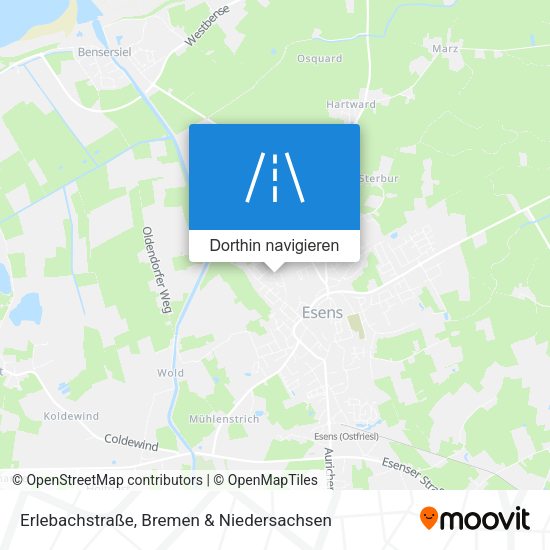 Erlebachstraße Karte