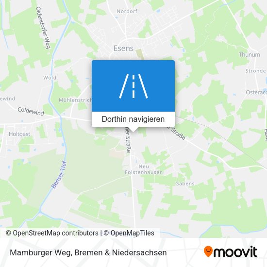 Mamburger Weg Karte