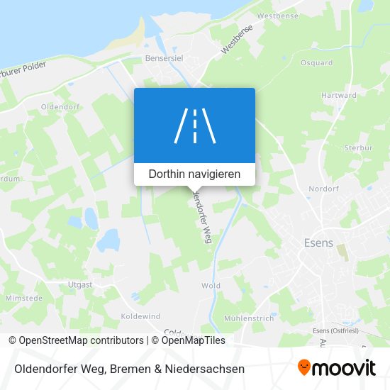 Oldendorfer Weg Karte