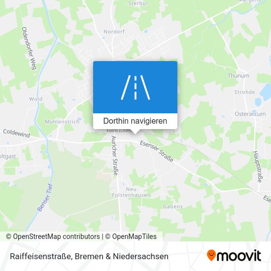 Raiffeisenstraße Karte