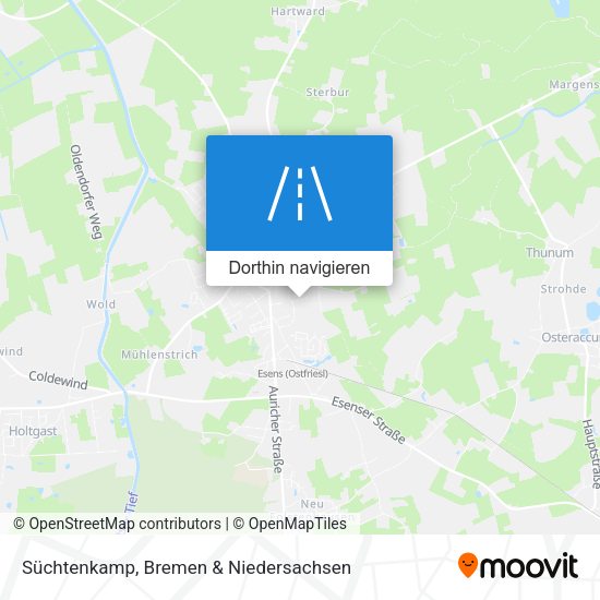 Süchtenkamp Karte