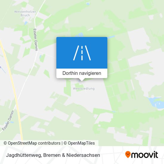 Jagdhüttenweg Karte
