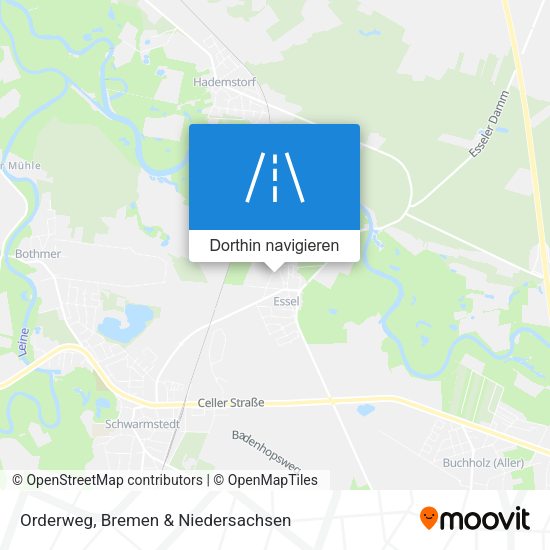 Orderweg Karte