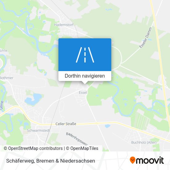 Schäferweg Karte
