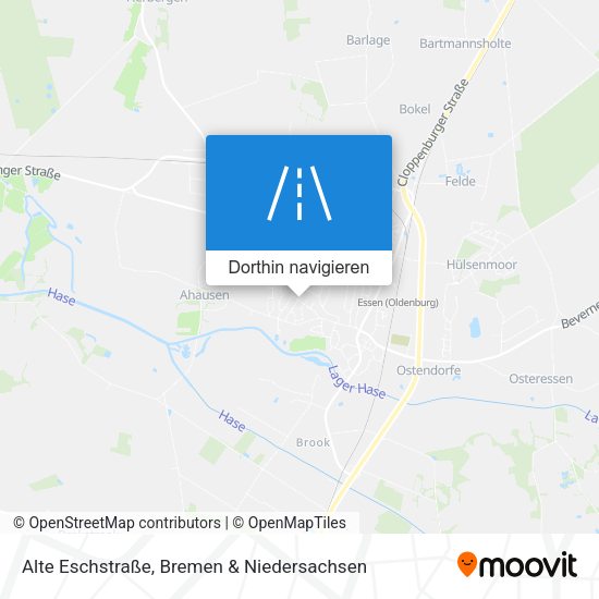 Alte Eschstraße Karte