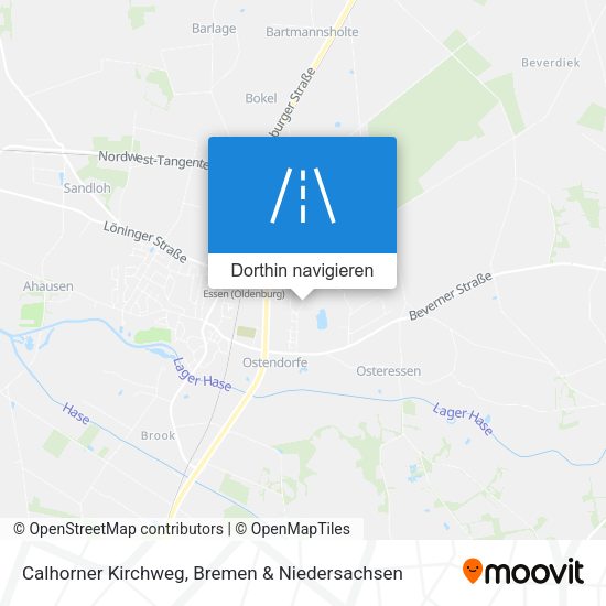 Calhorner Kirchweg Karte